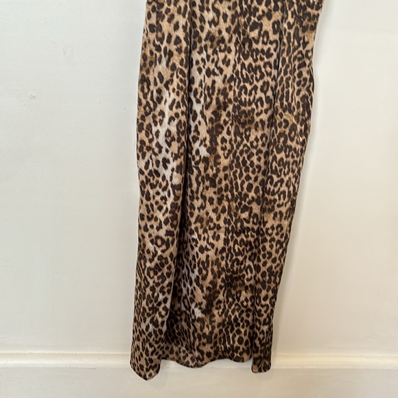 Express Leopard Print Midi Slip Dress - Picture 3 of 14